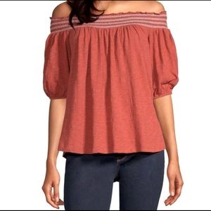 NWT a.n.a Off Shoulder Blouse
